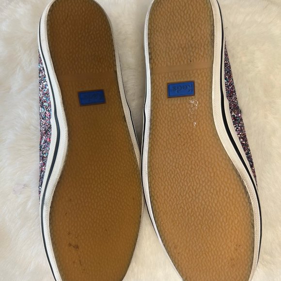Kate Spade Keds GLITTER PINK MULTI - Womens USA 9.5 - WF61654 - Picture 4 of 9